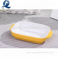 Popular Customized Rectangular Stoneware Bakeware Pan